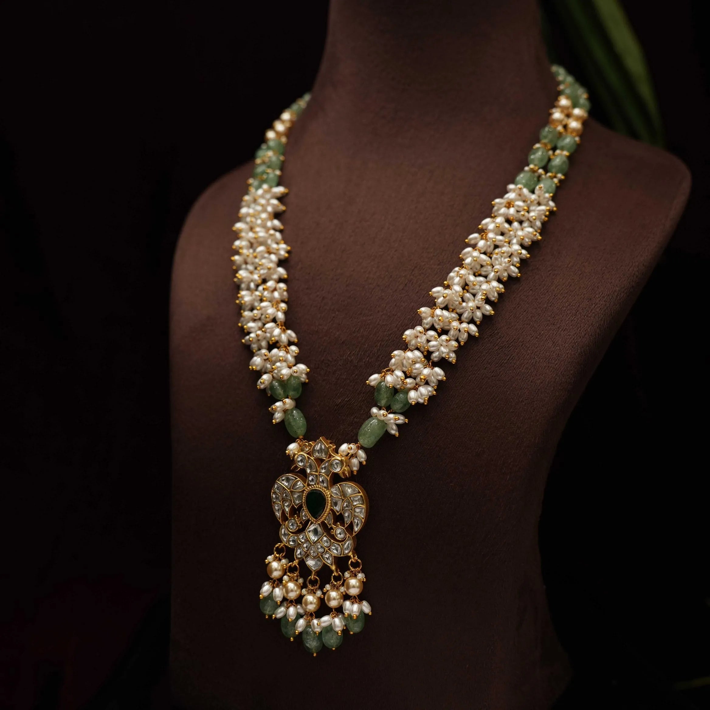 Vinay Beaded Victorian Necklace - Rimli Boutique