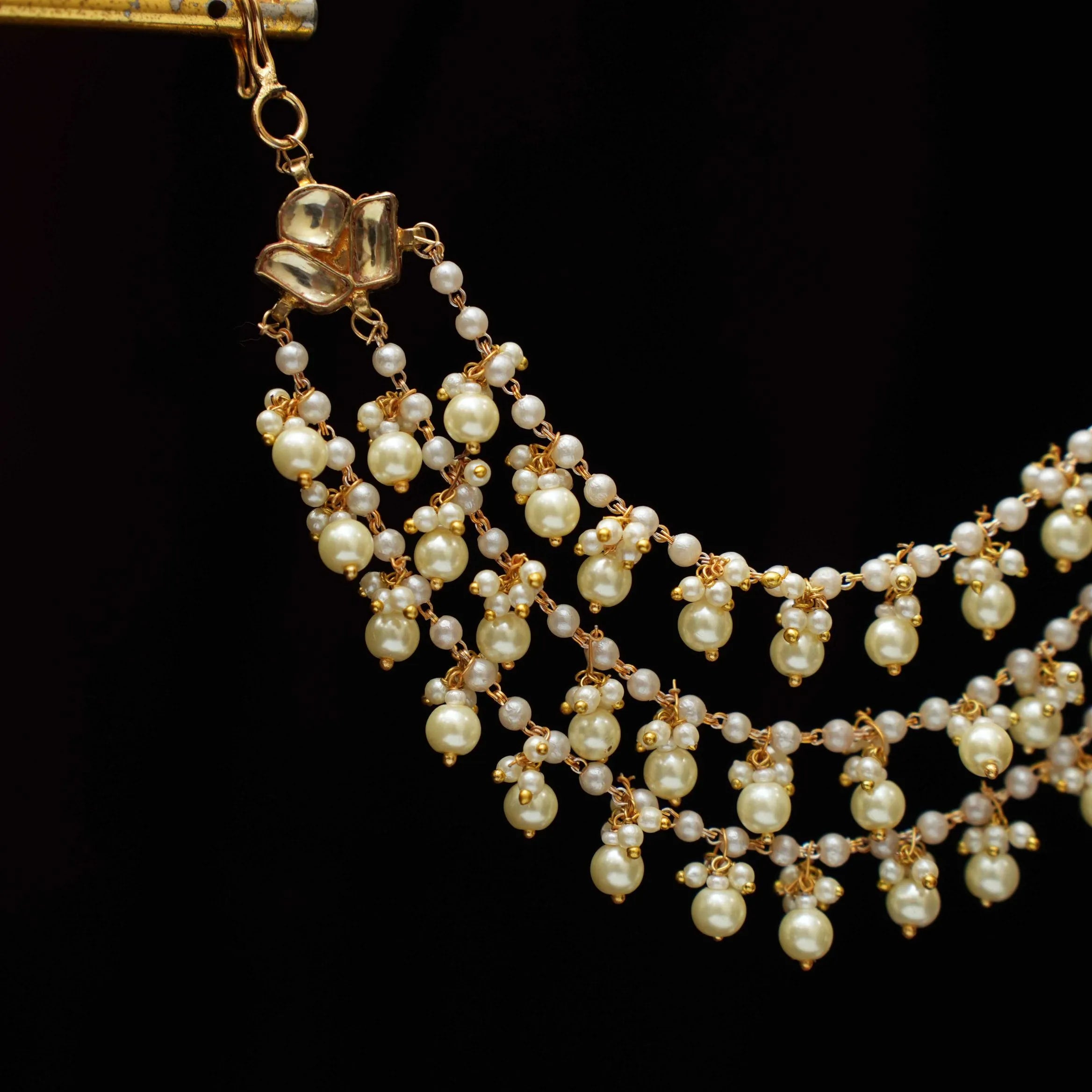 Vivan Polki Ear Chain