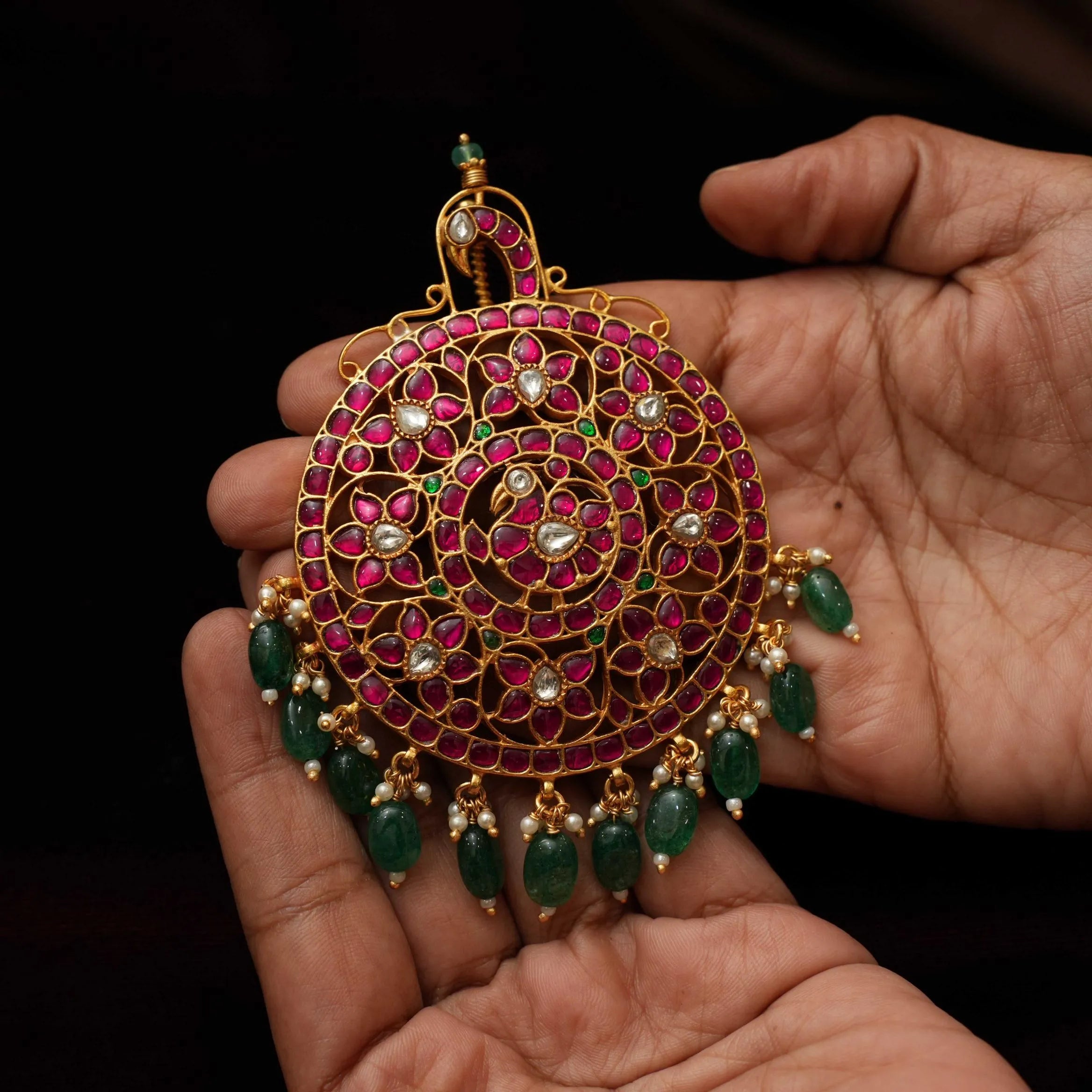 Vrishti Silver Pendant