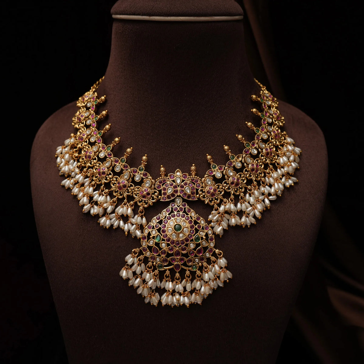 Vrishtik Guttupusulu Necklace - Short