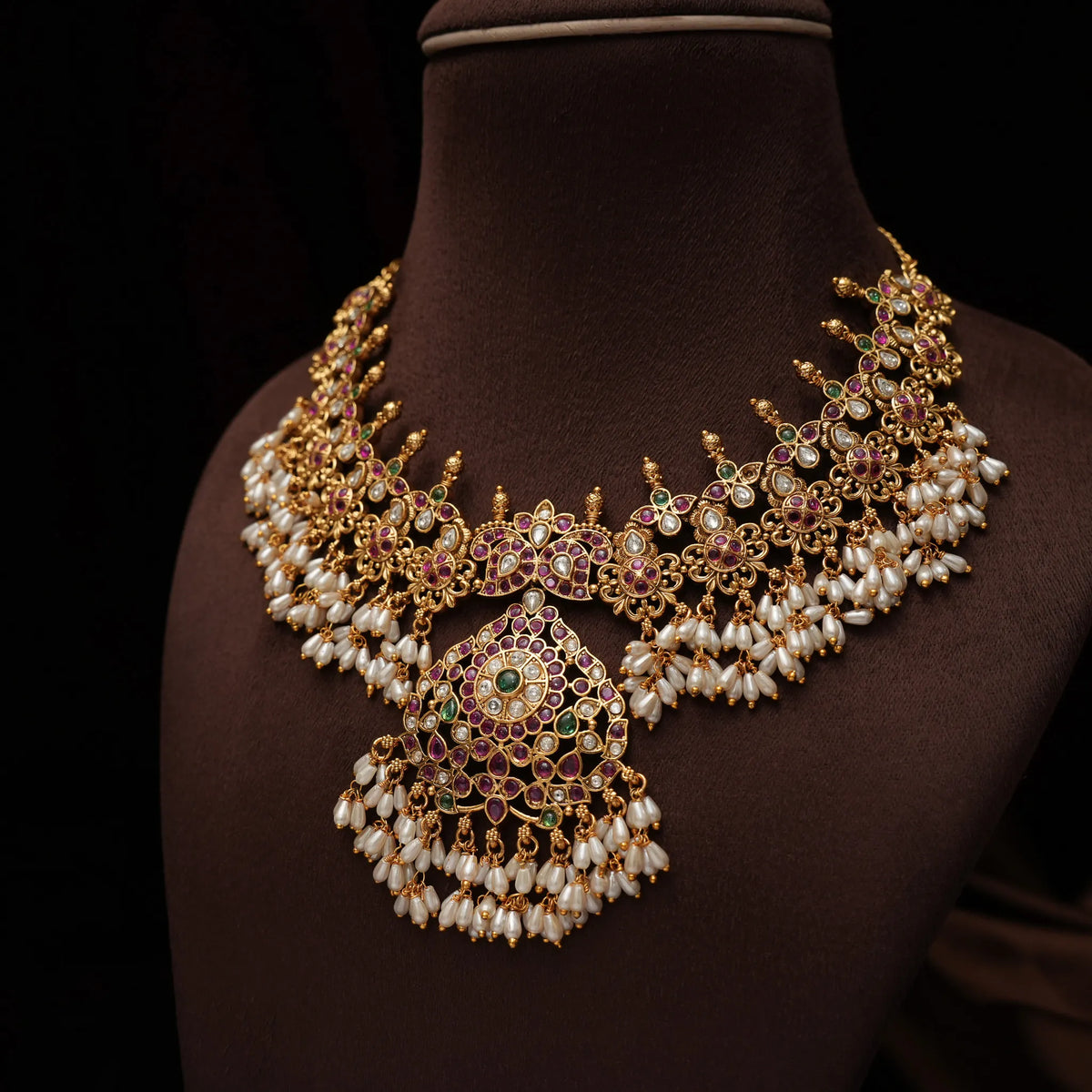 Vrishtik Guttupusulu Necklace - Short