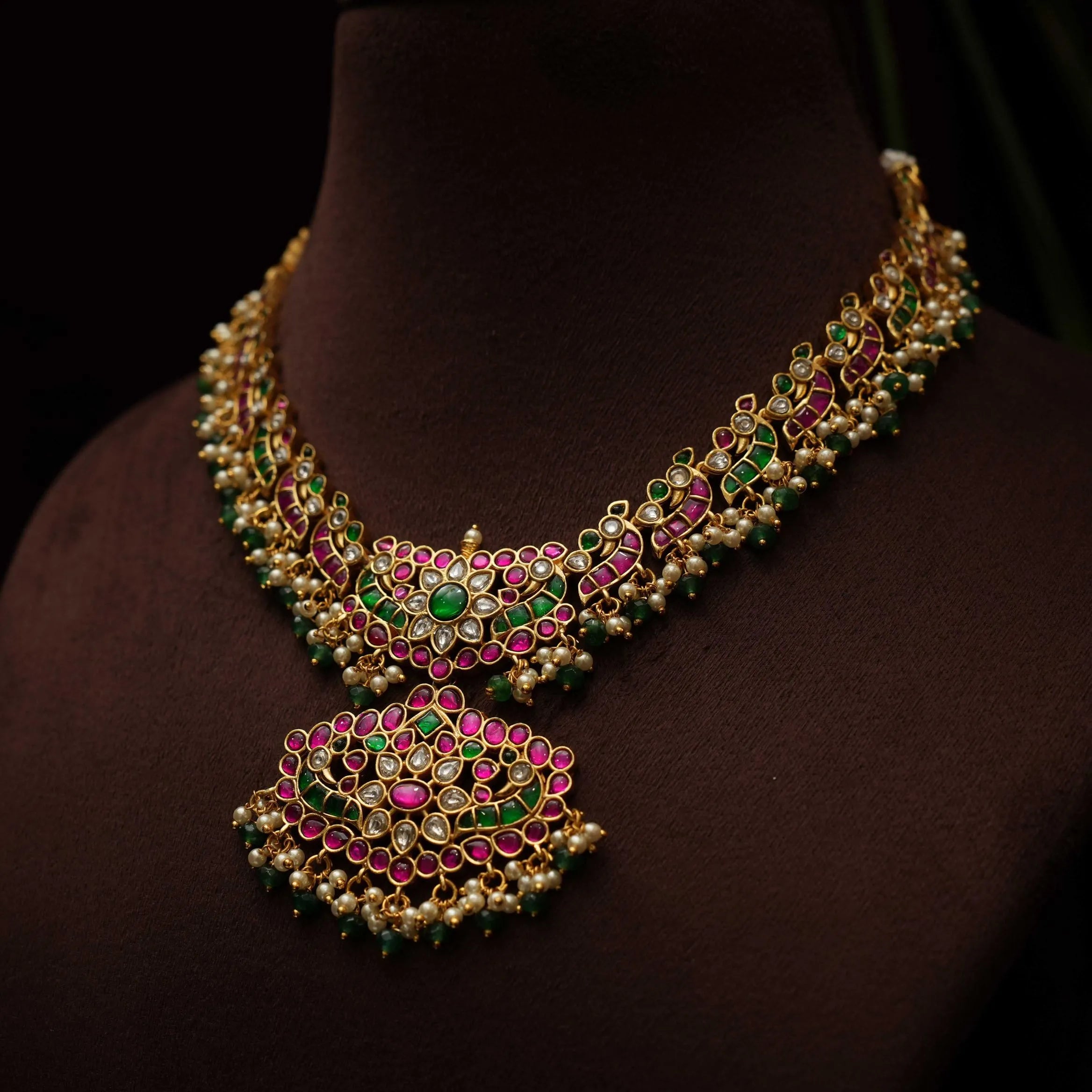 Wrushali Polki Necklace - Rimli Boutique