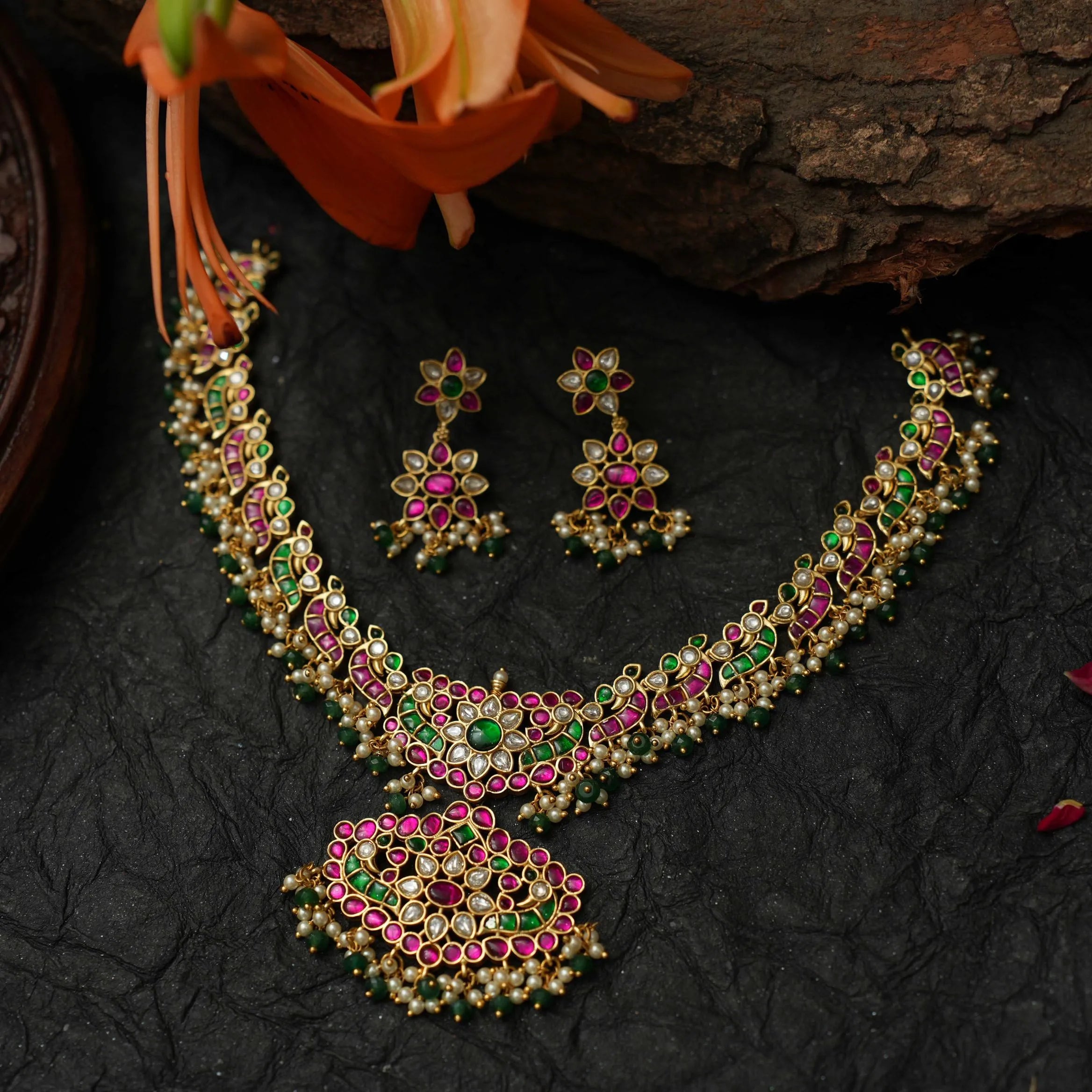 Wrushali Polki Necklace