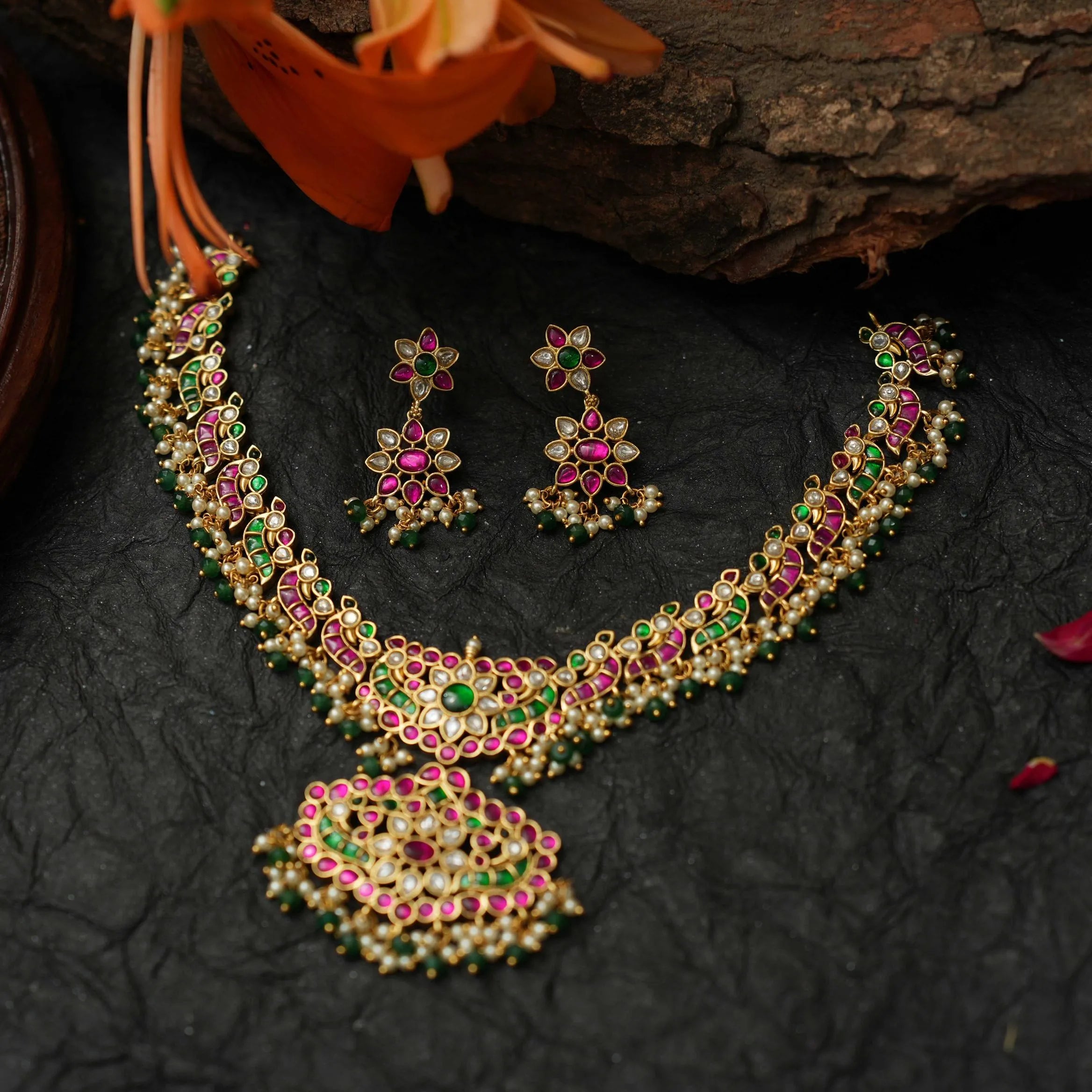 Wrushali Polki Necklace