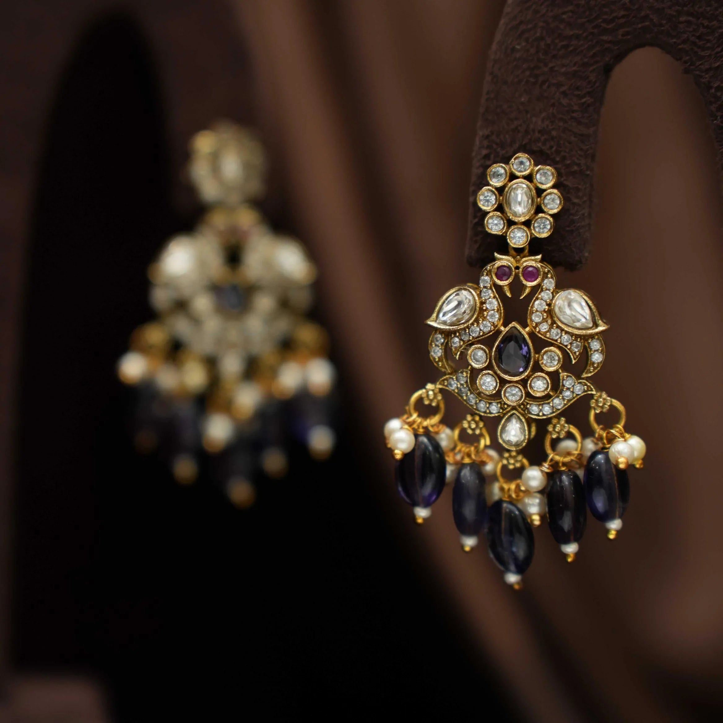 Yagavi Victorian Polki Earrings