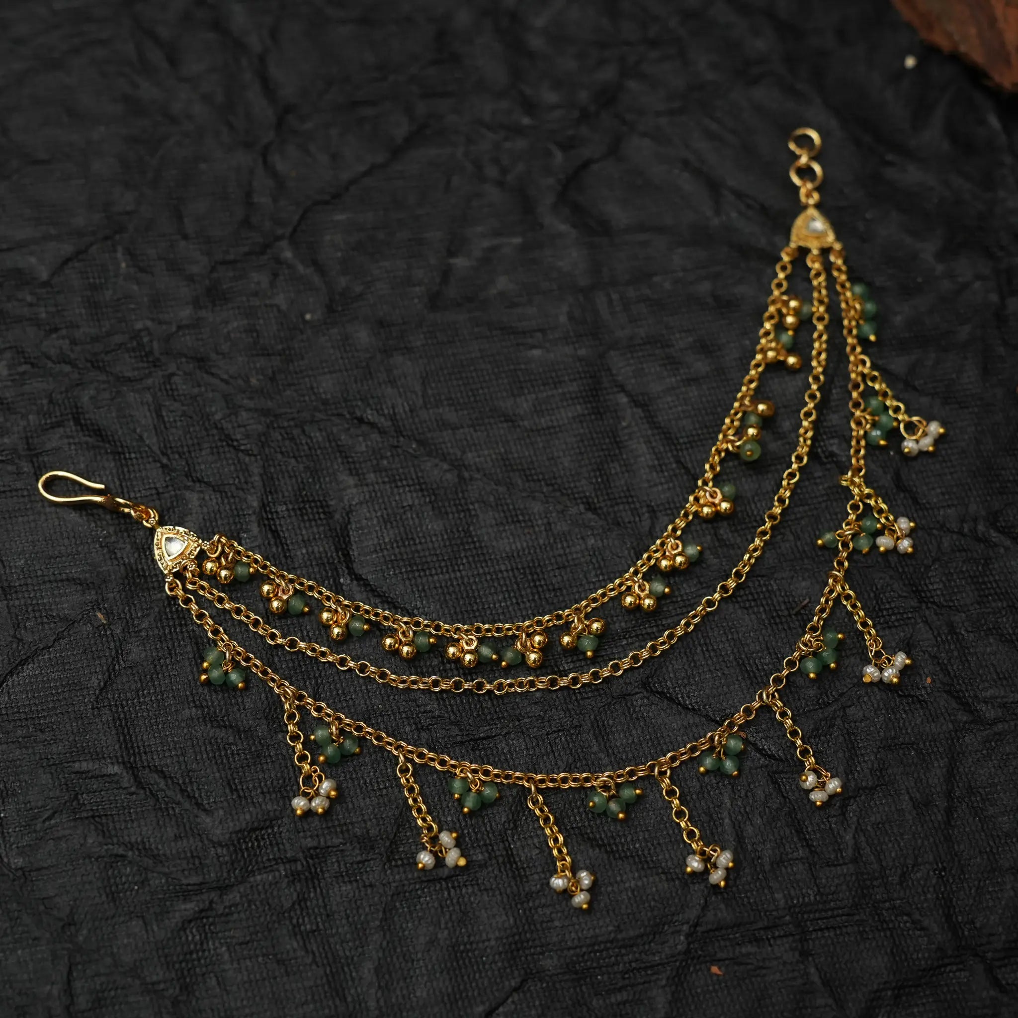 Yousha Polki Ear Chain