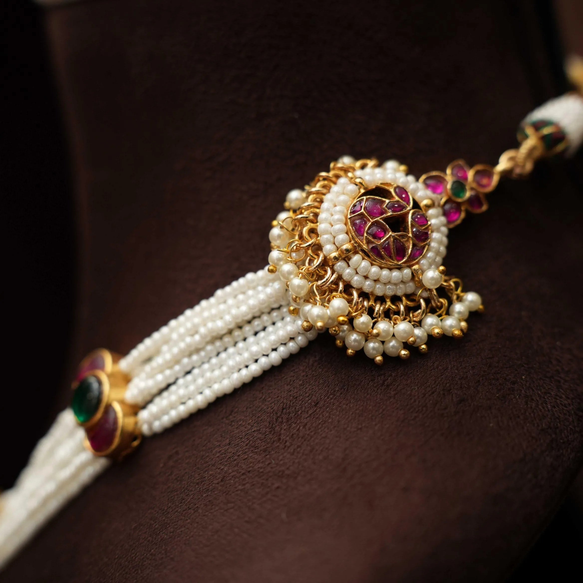 Yugit Antique Pearl Necklace