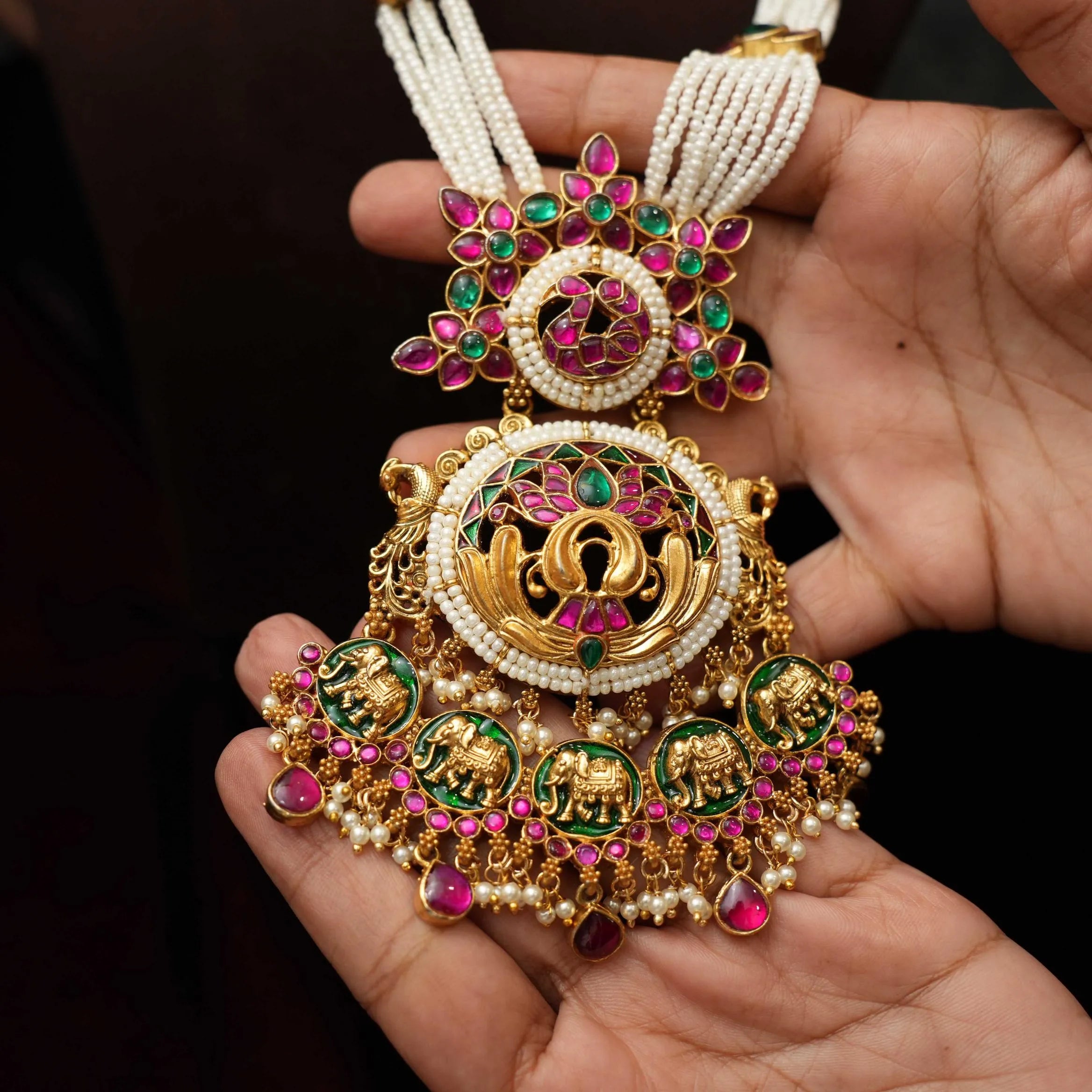 Yugit Antique Pearl Necklace