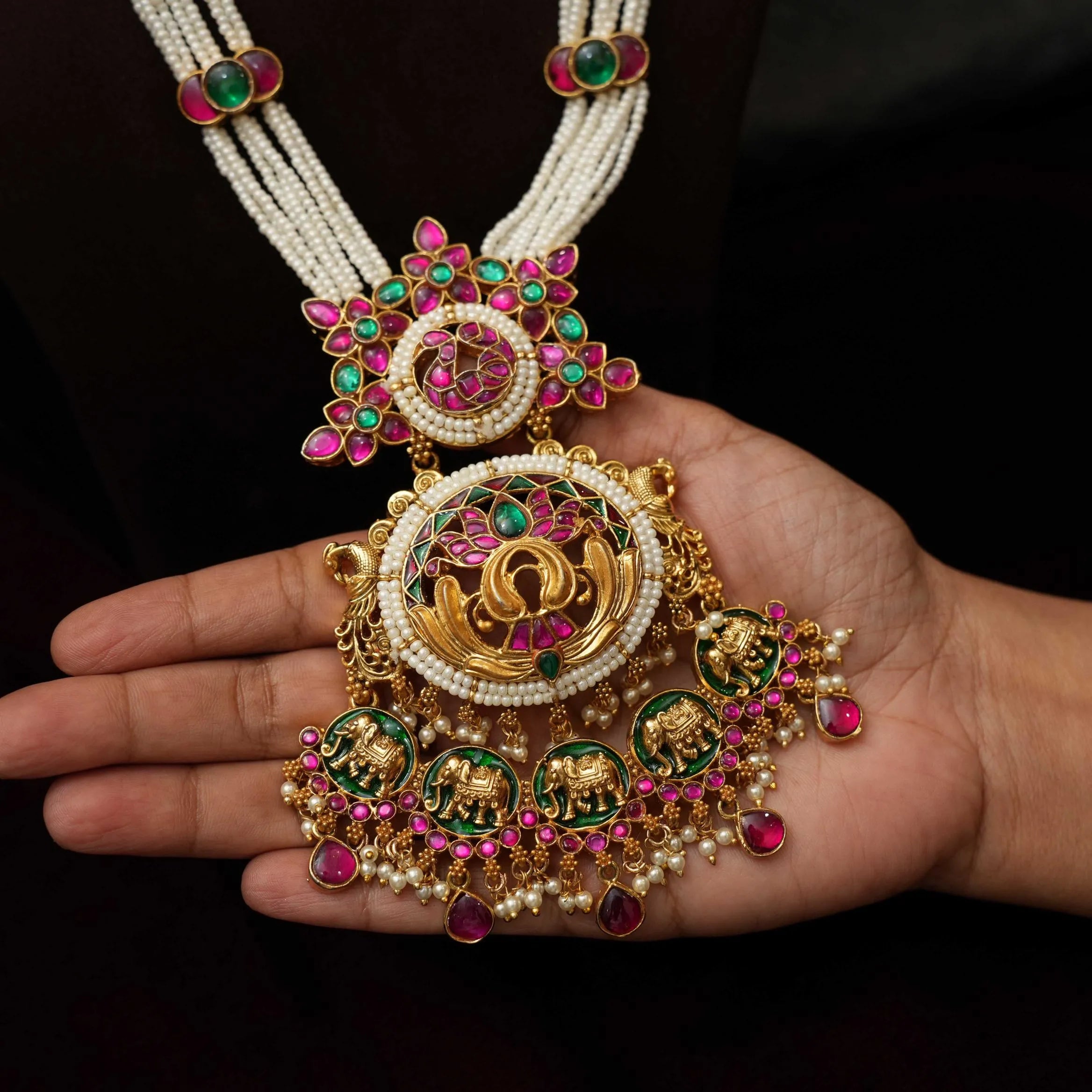 Yugit Antique Pearl Necklace