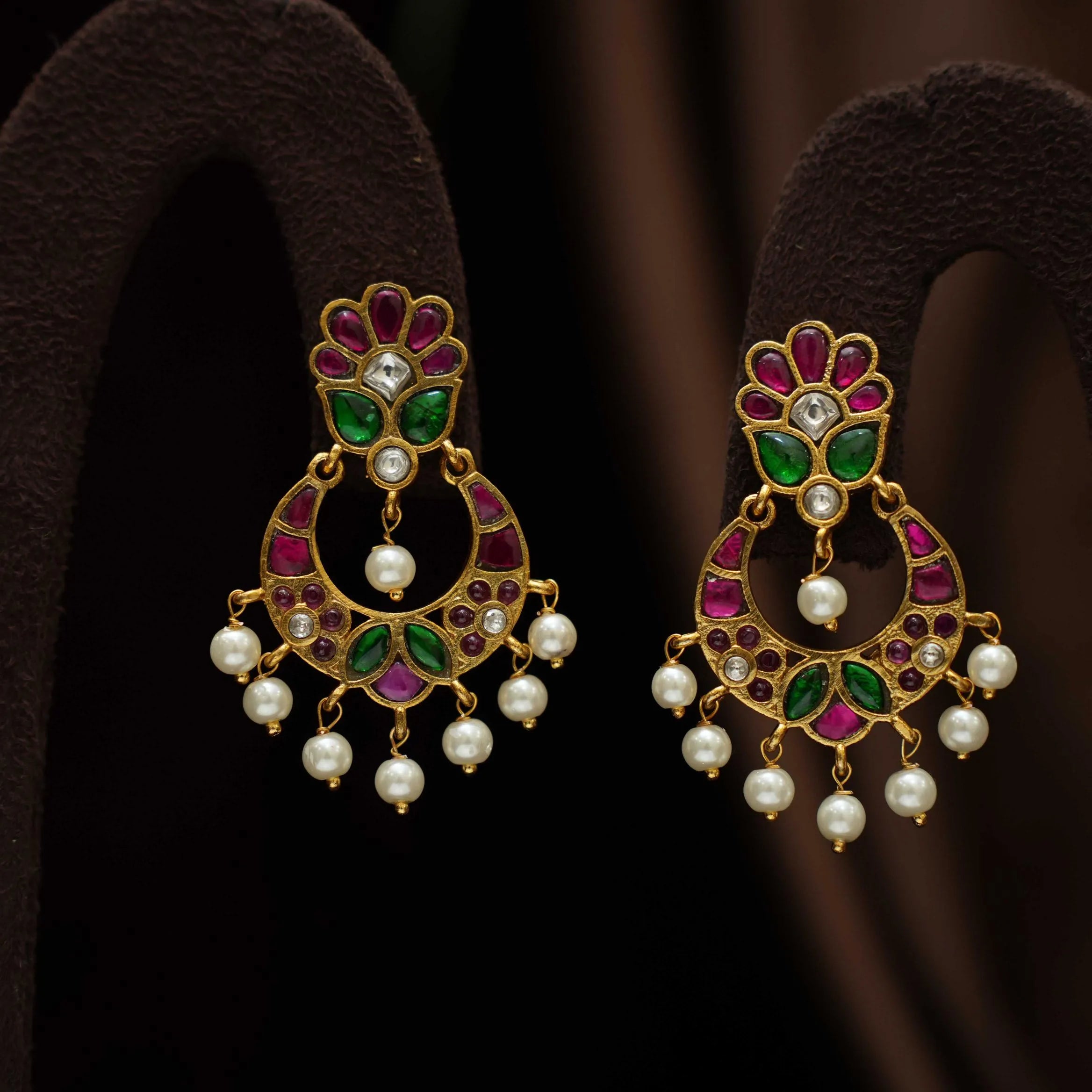 Yukta Chand Polki Earrings