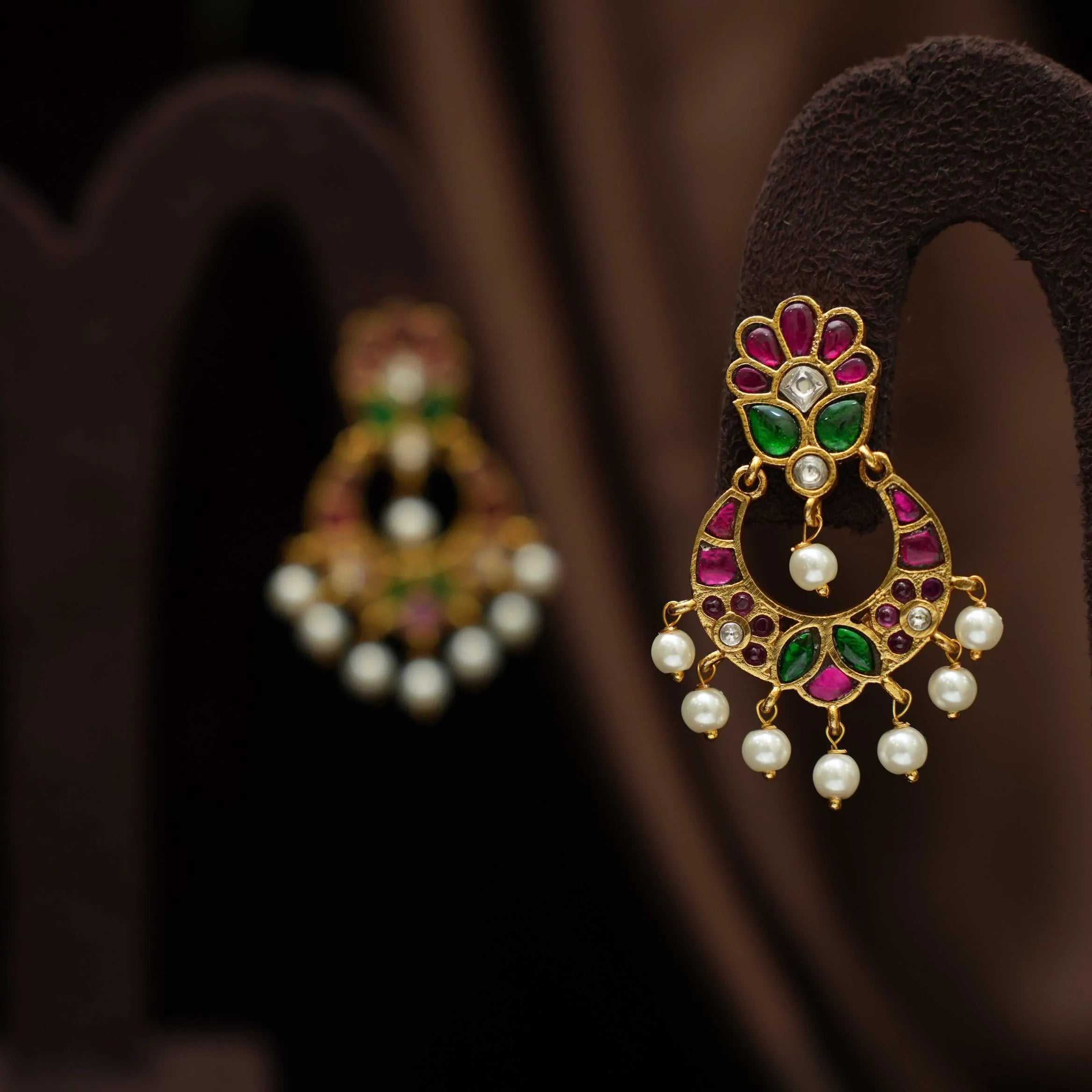 Yukta Chand Polki Earrings