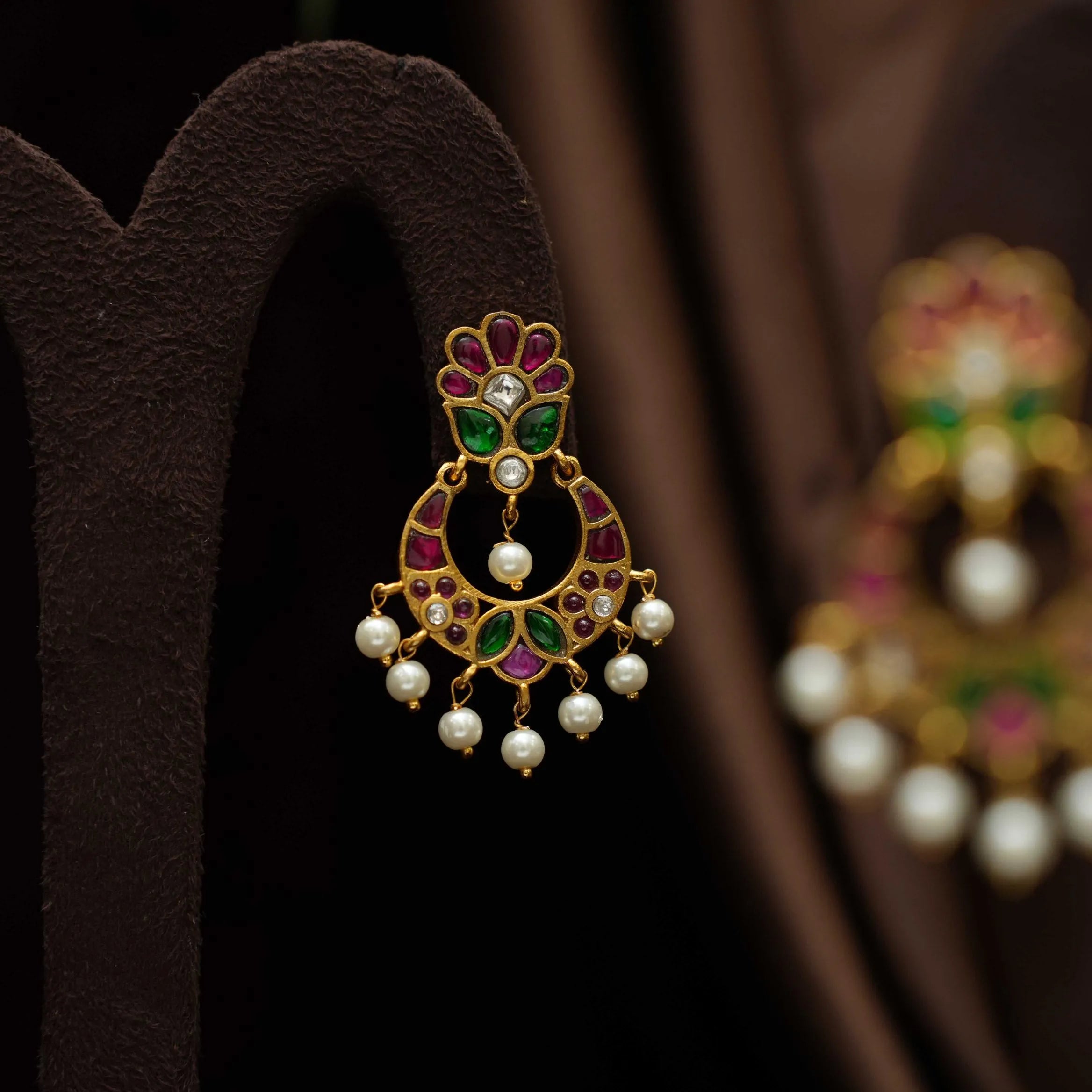 Yukta Chand Polki Earrings