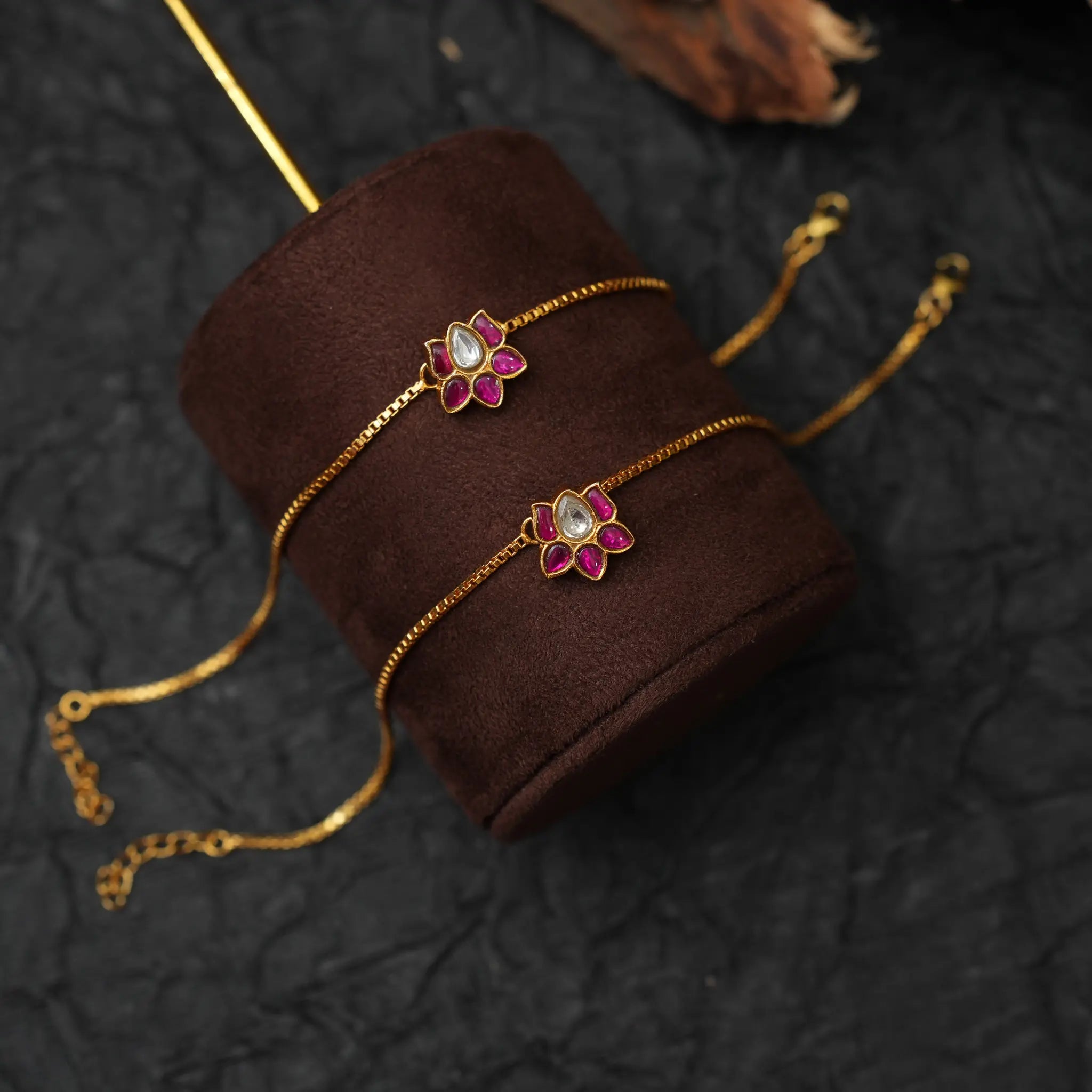 Zarina Silver Anklets