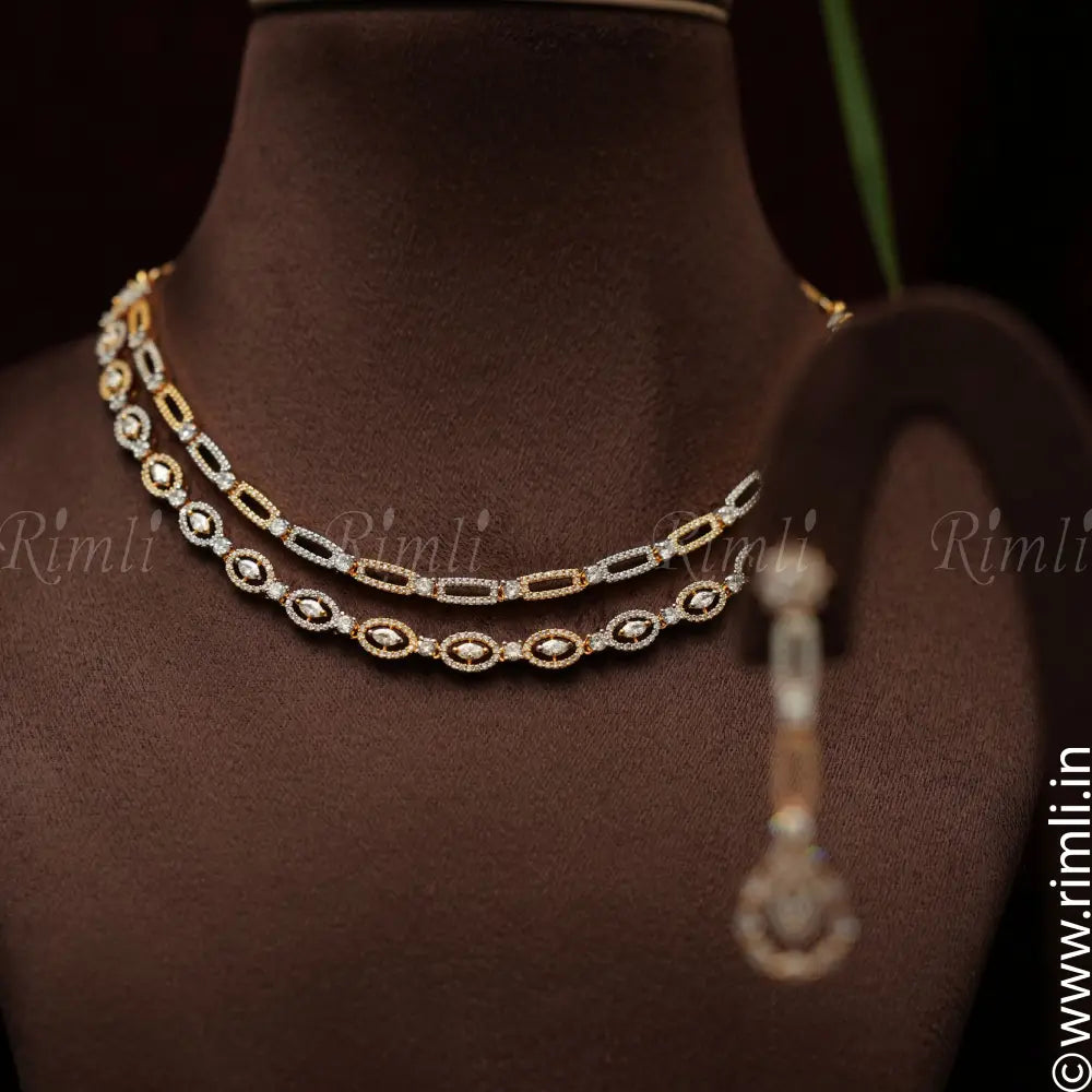 Avisha White Stone Necklace