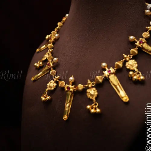 Yashitha Silver Necklace - Rimli Boutique