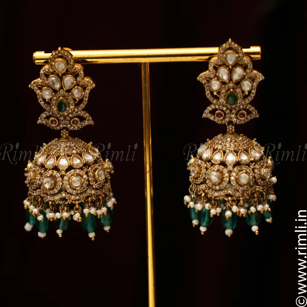 Daksha Victorian Jhumka Earrings