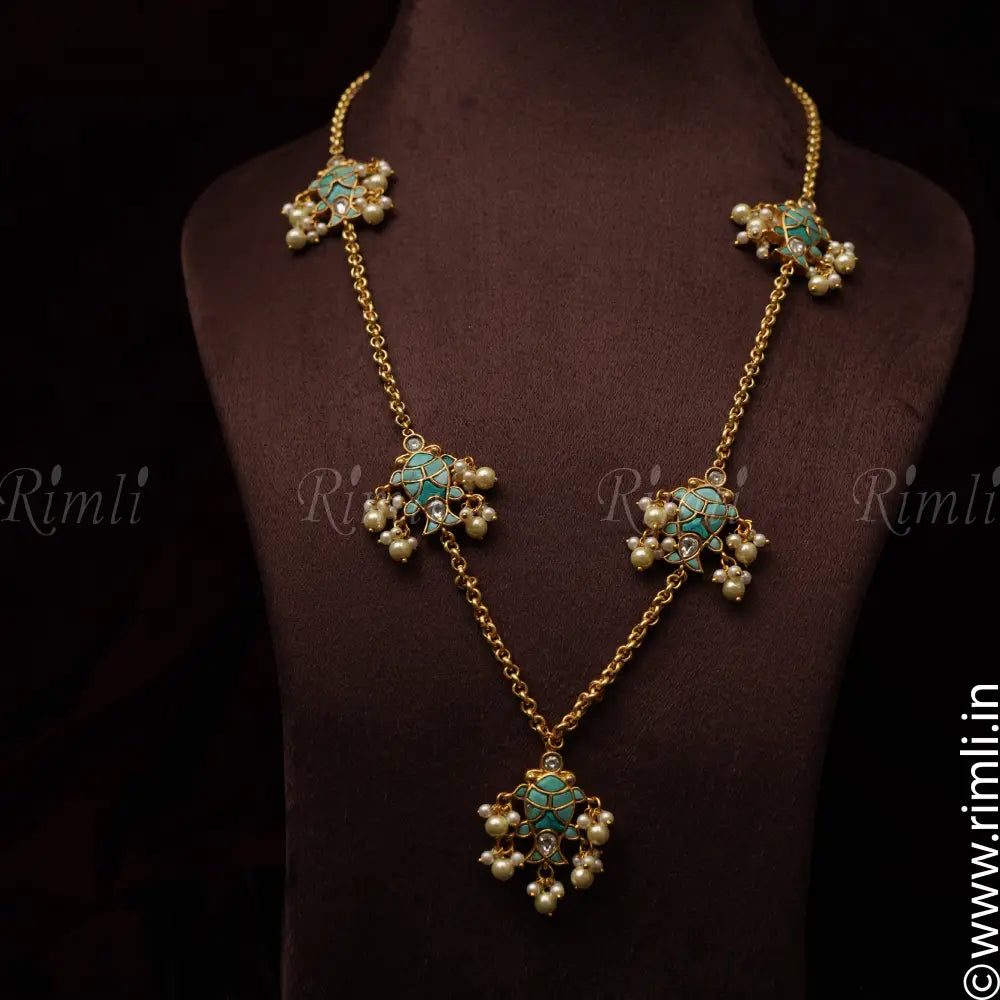 Vandana Turquoise Chain - L - Rimli Boutique