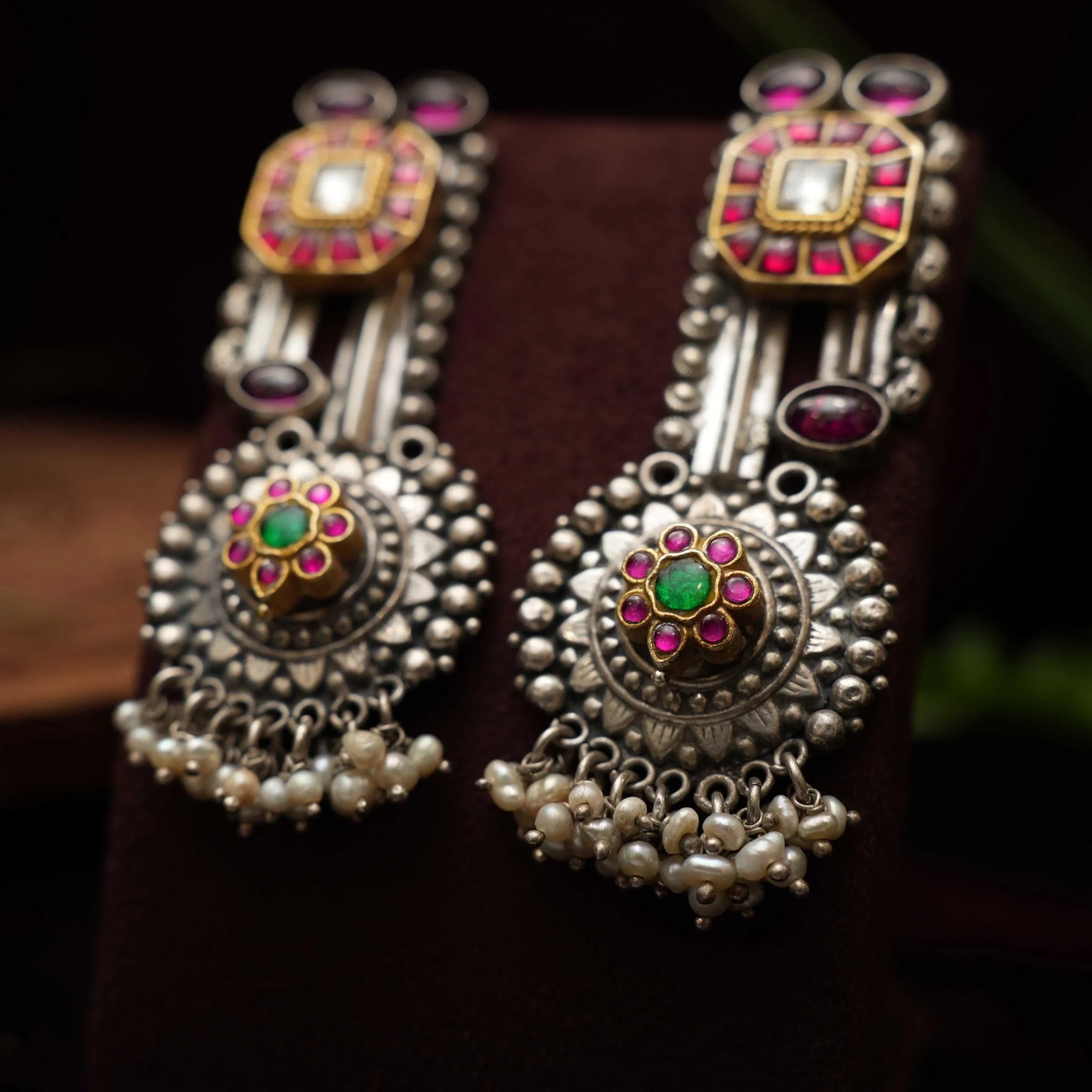 Mira Silver Earrings - Rimli Boutique