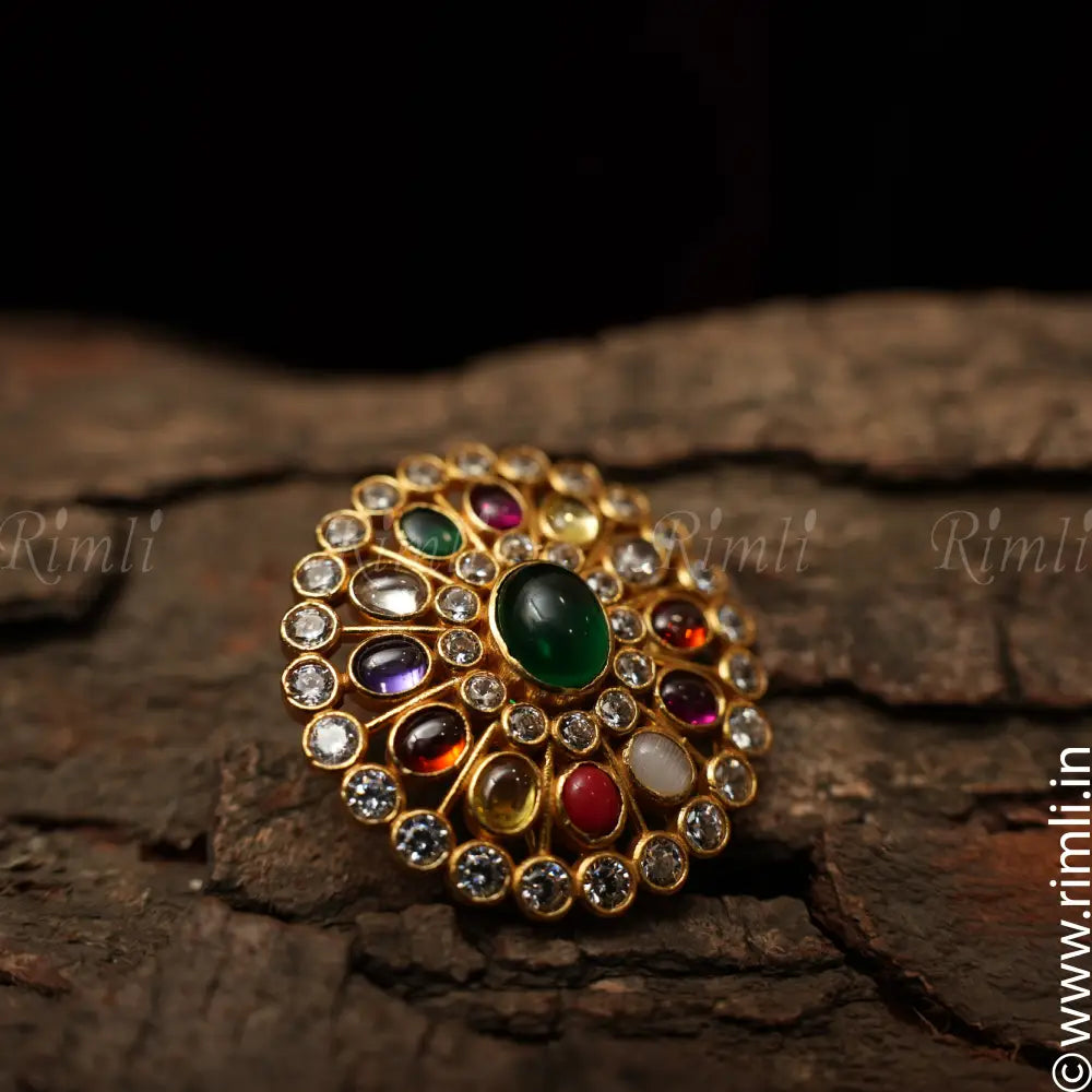 Navaratna Silver Rakodi - Rimli Boutique