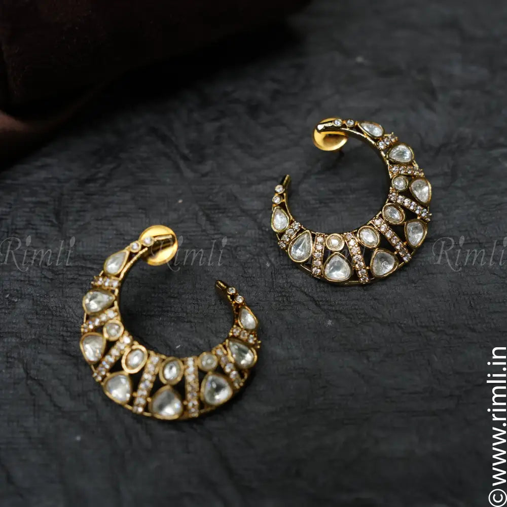 Ekansha Designer Polki Earrings