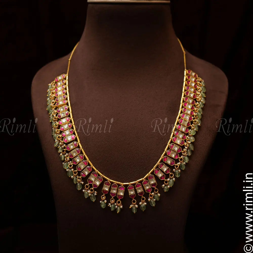 Ranya Jadau Polki Necklace - Rimli Boutique