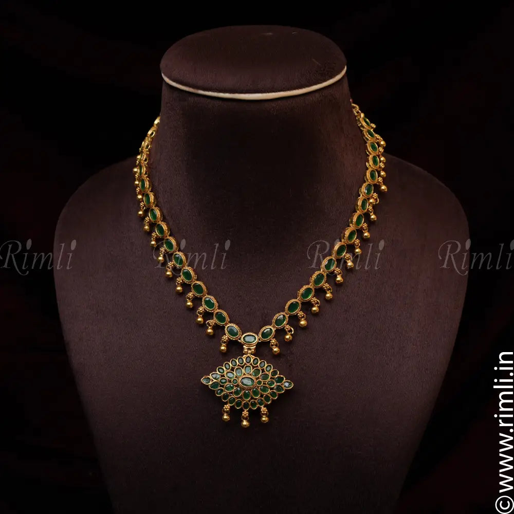 Srisha Silver Reversible Necklace