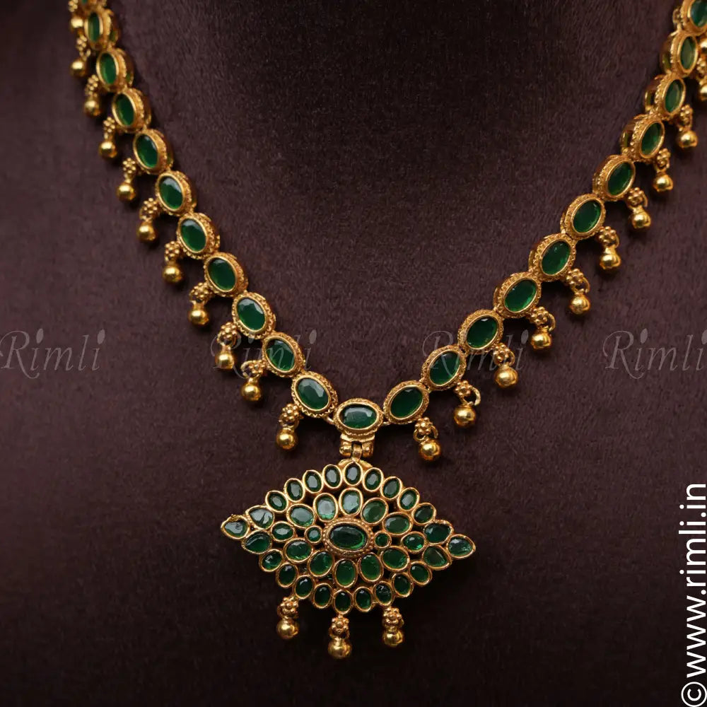 Srisha Silver Reversible Necklace