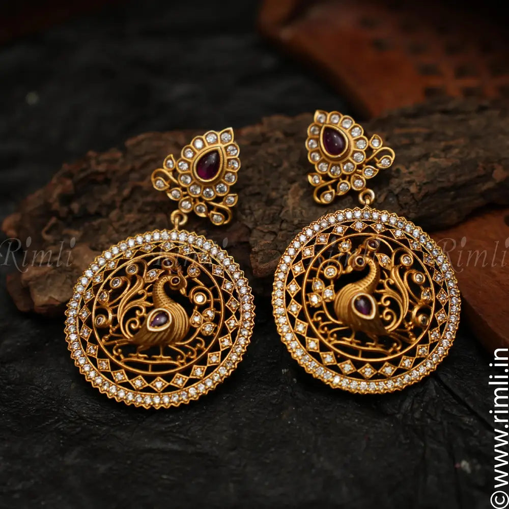 Ruby Antique Jhumka /earrings Temple Jewelry / Ruby CZ Jhumka Earrings / Traditional  Earrings/indian Wedding/kundan Jhumka - Etsy