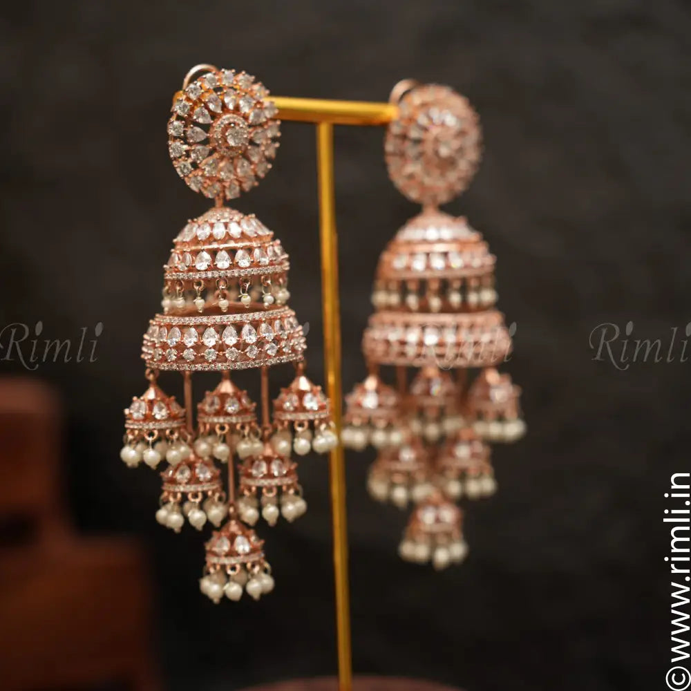 Purvi Designer Jhumka Earrings