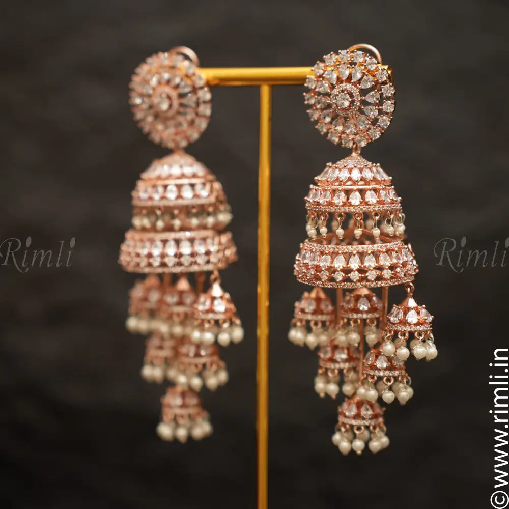 Purvi Designer Jhumka Earrings